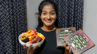 3 Day Fruits & Nuts Challenge - බඩගින්න වැඩිම දැනුන challenge එක 🍉🍇🍎