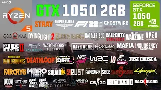 GTX 1050 + Ryzen 5 2600 Test in 40 Games in 2022