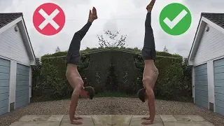 Why Your Handstand Isn't Straight (And How To Fix It!)
