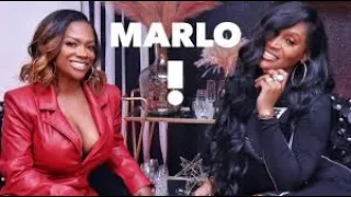 Marlo Hampton FromThe RHOA Why AreYou Arguing With Kandi Burruss Bravo TV GOLDENCHILD While Tapping?