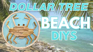 🪸 Crafting Ocean Wonders: 5 Mesmerizing NEW Dollar Tree Sea Life DIYS for BEACH & Coastal Decor!