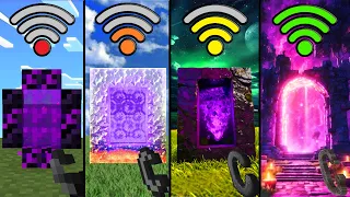 Minecraft: nether portals with different Wi-Fi