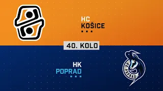 40.kolo HC Košice - HK Poprad HIGHLIGHTS