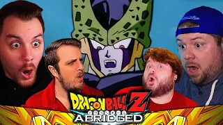 Reacting to DBZ Abridged Episode 57 & 58 Without Watching Dragon Ball Z