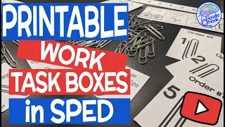 How to Differentiate Work Bins in Special Ed | Vocational Task Boxes for Autism Centers