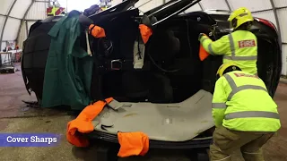 RTC Extrication Training Roof relocation/Roof Flap