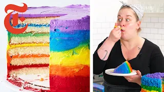 Ombré Rainbow Cake | NYT Cooking