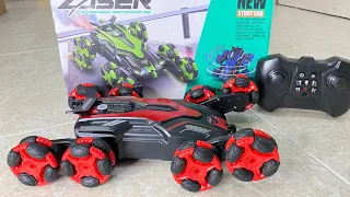 Laser 2.4G Eight Wheel Sprayer Stunt Car || #technology #Review