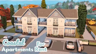 Coastal Apartments For Rent 🌊 The Sims 4 Speed Build