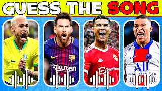 (FULL QUIZ) Guess Jersey, Idol, Hair, Body and SONG of Football Player | Ronaldo, Messi, Haaaland