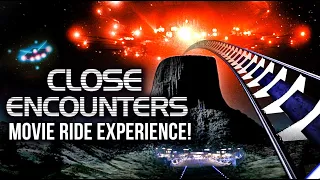 Close Encounters of the 3rd Kind Movie Ride! POV! Go Inside the Spaceship!!!