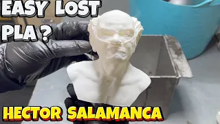 Easy "Lost PLA" Sand Casting 🏝 - Hector Salamanca Bust In Aluminium - Ingot Joe 🔥 - Let's Cook!👨🏻‍🍳