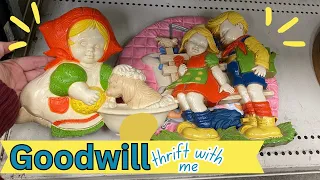 Goodwill Thrift With Me | Hunting For Vintage Home Decor | Reselling