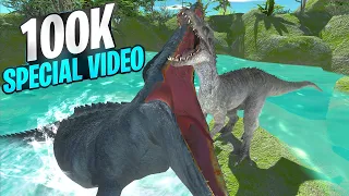 Exploring Jurassic World: 100k Special Edition - Animal Revolt Battle Simulator