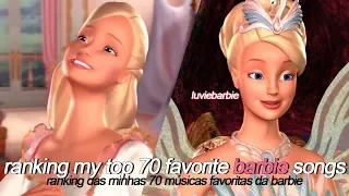 ranking my top 70 fav barbie songs