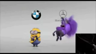 BMW VS Mercedes Benz MINIONS STYLE  HD 1080p NEW 2016