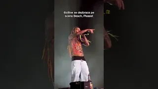 6ix9ine Throws His Shoes In The Crowd At Beach Please Festival 2023 In Romania