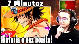 Português 🇵🇹 reage a Rap do Ace (One Piece) - PUNHOS DE FOGO | NERD HITS - 7 Minutoz 🇧🇷