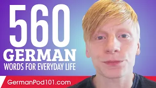 560 German Words for Everyday Life - Basic Vocabulary #28