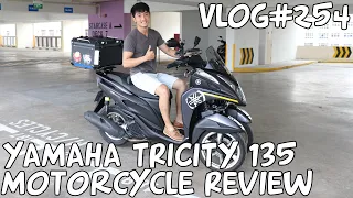 Vlog#254 Yamaha TriCity 125 Motorcycle Review Singapore