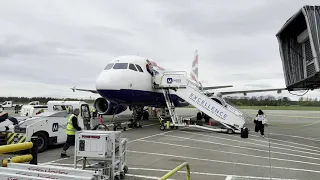 British Airways Airbus A319 eurotraveller-Edinburgh to London (LHR) (Full flightreport)