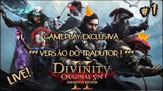 Let's Play EXCLUSIVO - Divinity: Original Sin 2 EM PORTUGUÊS! - LIVE 1 - O Porão de Carga e adiante!