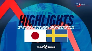 Japan  v Sweden - LGT World Men's Curling Championship 2024 - Highlights