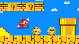 Super Mario Bros but everything is Gold?