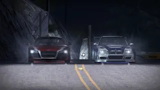 Need for Speed Carbon Redux BMW M3 GTR vs Darius's Audi R8 while Drifting