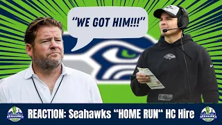 SEAHAWKS with "HOME RUN HIRE" of new head coach as MIKE MACDONALD replaces Pete Carroll (REACTION!!)