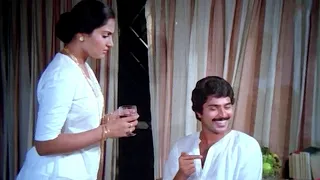 ഇങ്ങനൊരു ആദ്യരാത്രി , താൻ പ്രതീക്ഷിട്ടുണ്ടാവില്ലാ !! Madhavi Scene | Mammootty | Changatham