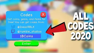 Roblox All Bubble Gum Simulator Codes 2021!
