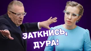 Жириновский заткнул Собчак: ЗАТКНИСЬ, ДУРА!