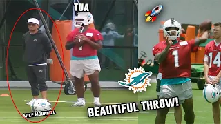 Tua Tagovailoa Returns & MAKES (UNREAL) THROW 😳🔥 Dolphins OTA Highlights