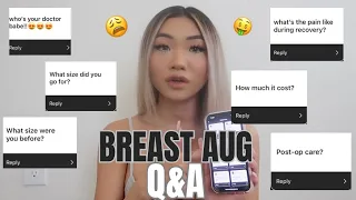 BREAST AUGMENTATION Q&A 🍒 (PRICE, SIZING, DOCTOR, RECOVERY…)