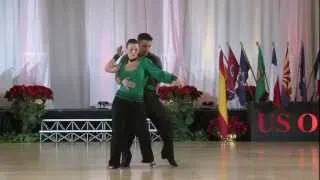 Luis Crespo and Joanna Meinl U.S. Open Swing Dance Championships Sophisticated Swing Division 2012