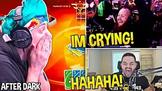 Everyone CRIES OF LAUGHTER Watching *AFTER DARK NINJA* Play UNO! FT Tim, CouRageJD, Marcel