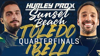 Filipe Toledo vs Caio Ibelli | Hurley Pro Sunset Beach 2023 - Quarterfinals Heat Replay