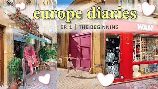 🇫🇷🥐🗼 Europe Diaries: room tour 🛋️, explore Metz, France 📸, making friends 👋 |  Episode 1