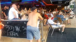 Benidorm. It's not coming home this time. 11 July 2018.