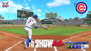 MLB The Show 24 Chicago CUBS vs Pittsburgh PIRATES | FIRST GAMEPLAY | PS5 60fps HD