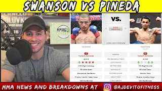 UFC 256 Cub Swanson vs Daniel Pineda Prediction & Betting Odds