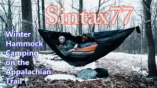 Winter Hammock Camping on the Appalachian  Trail  - Port Clinton, PA