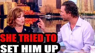 Matthew McConaughey SHUTS UP Joy Behar After She Asked This One Question...She was'nt ready