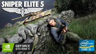 Sniper Elite 5 - GTX 1050 Ti - i5 3330 - All Settings Tested