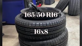 165/50 R16 on a 16x8