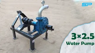 3 × 2.5 Planetary Gear Water Pump | High efficient Tractor PTO Pump | T3340G