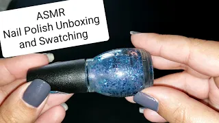 ASMR•Soft-spoken• Unboxing and Swatching Nail polish from Amazon 💅