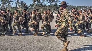 Marines Recruits Drill Practice