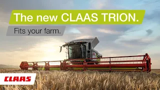 The new CLAAS TRION. Fits your farm.